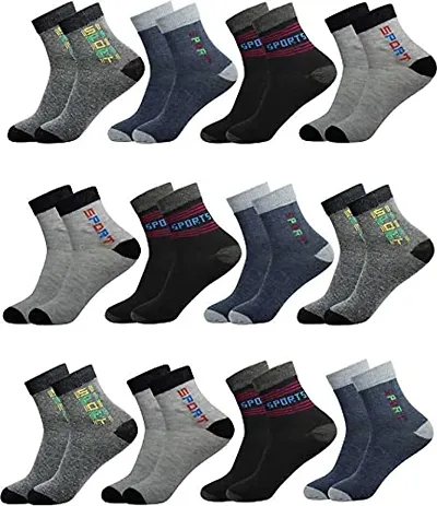 Unisex Casual Ankle Socks (Pack Of 12)