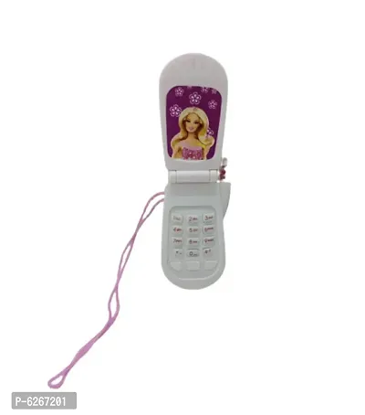 BARBIE PHONE MUSICAL TOY FOR CUTE BARBIE GIRLS Flip Up Barbi Caller Tunes Cell Phone Toy-thumb2