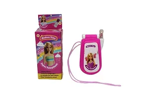 BARBIE PHONE MUSICAL TOY FOR CUTE BARBIE GIRLS Flip Up Barbi Caller Tunes Cell Phone Toy-thumb4