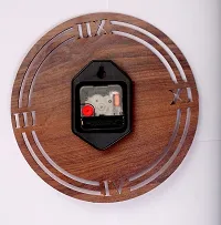 Round Wooden Wall Clock-thumb2
