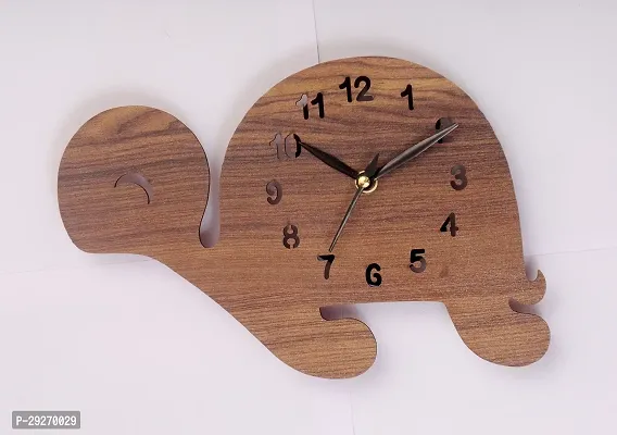 Turtle Wooden Wall Clock