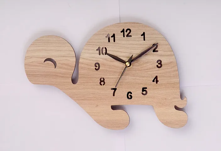 Turtle Wooden Wall Clock