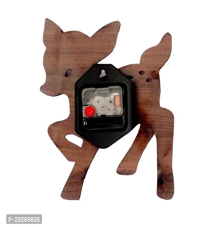 National deer wooden wall clock-thumb2