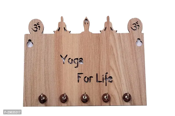 Yoga for Life Single Layer Wooden Key Stand(light)