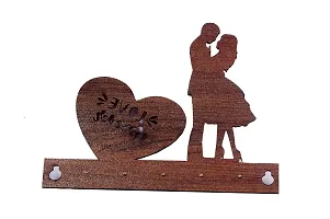 Love Forever Single Layer Wooden Keystand (light)-thumb1