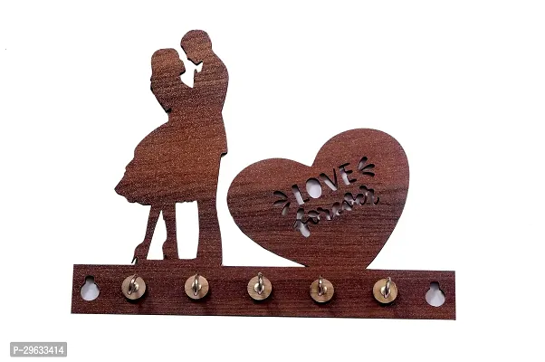 Love Forever Single Layer Wooden Keystand (dark)-thumb0