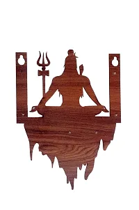 Shiva Single  Layer Wooden Keystand(light)-thumb2