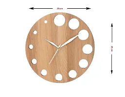 National Wooden Round Wall Clock-thumb2