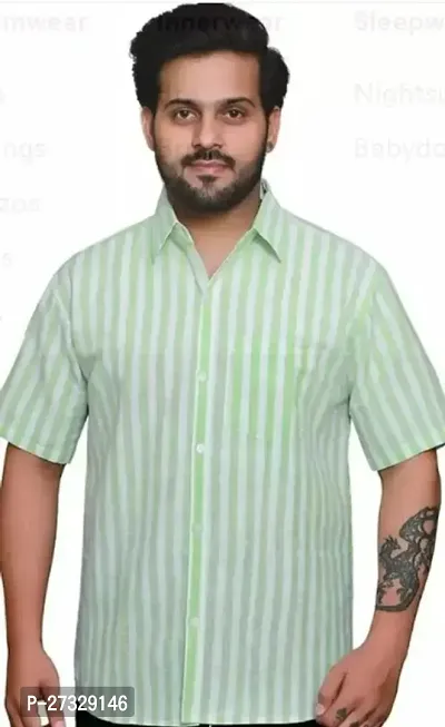 Trendy Cotton Blend Casual Shirts For Men-thumb0