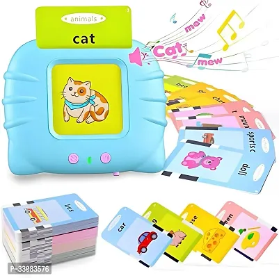 Netigems Flash Cards For Kids  Talking Flash Card Reader Game 224 Words Learning Toys Blue-thumb0