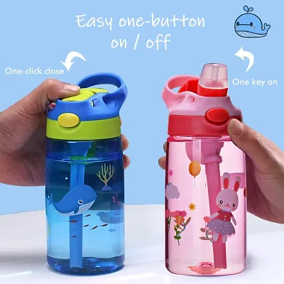 Kids Water Sippy Cup Creative Cartoon Baby Feeding Cups with