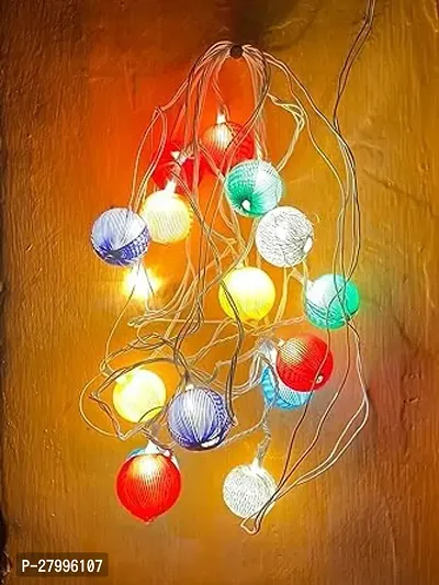 Led Ball String Light for Diwali Decoration Home Decoration Bedroom Decoration Birthday Celebration Diwali Fairy Lights 16 LED Bulb Premium Ball String Light 4.5 Meter Pack of 1