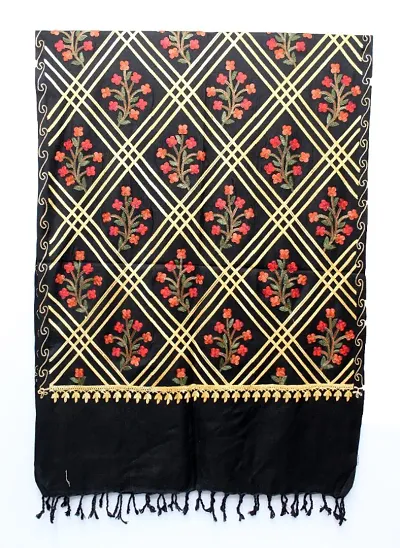 Stylish Embroidered Acrylic Shawls For Women