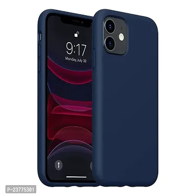 YellowCult Ultra-Smooth  Shockproof Liquid Silicon Back Cover Case for Apple iPhone 11 (6.1 Inch) (Bla-Bla Blue)
