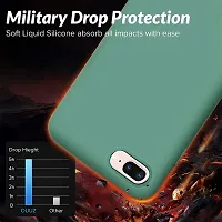 YellowCult Ultra-Smooth  Shockproof Liquid Silicon Back Cover Case for Apple iPhone 7 Plus, 8 Plus (5.5 Inch) (Different Green)-thumb4