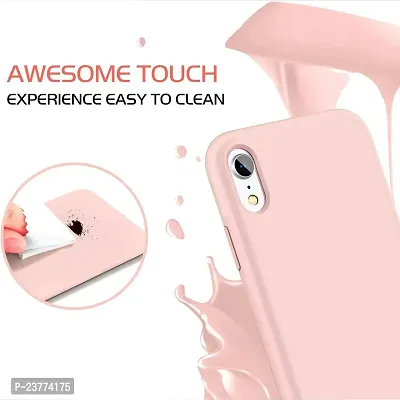 YellowCult Ultra-Smooth  Shockproof Liquid Silicon Back Cover Case for Apple iPhone XR (6.1 Inch) (New Pink)-thumb4