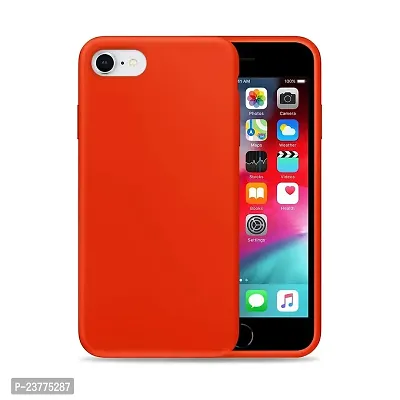YellowCult Ultra-Smooth  Shockproof Liquid Silicon Back Cover Case for Apple iPhone 6 Plus, 6S Plus (5.5 Inch) (Red)