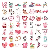 YellowCult 35 Pink VSCO Laptops Cute Waterproof Girls Vinyl Sticker, No-Duplicate VSCO Stickers Pack Fashion Labels, Art, Laptop, MacBook, Skate Board, Luggage [35 Waterproof Pink VSCO Stickers]-thumb4