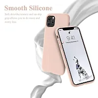 YellowCult Ultra-Smooth  Shockproof Liquid Silicon Back Cover Case for Apple iPhone 11 Pro Max (6.5 Inch) (New Pink)-thumb4