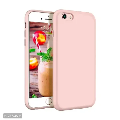 YellowCult Ultra-Smooth  Shockproof Liquid Silicon Back Cover Case for Apple iPhone 6 Plus, 6S Plus (5.5 Inch) (New Pink)