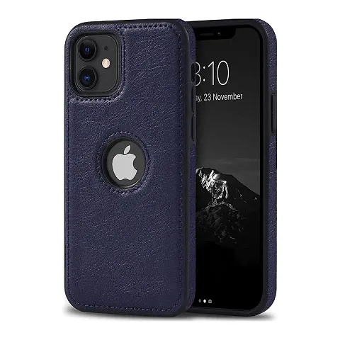 YellowCult Back Cover Case for Apple iPhone 11 with Logo View, Made with PU Leather (6.1 Inch)