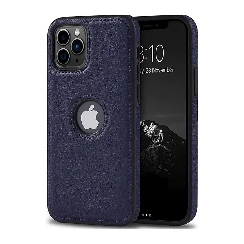 YellowCult Back Cover Case for Apple iPhone 11 Pro Max with Logo View, Made with PU Leather (6.5 Inch)