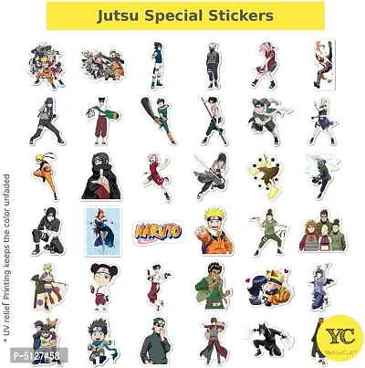 100 Random Naruto Waterproof Vinyl Sticker, No-Duplicate VSCO Stickers Pack Fashion Labels, Art, Laptop, MacBook, Car, Skate Board, Luggage [Waterproof Random Stickers - Naruto]-thumb3