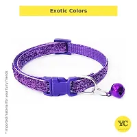 1pcs sparkling purple cat coller Dog  Cat Break Away Collar-thumb1
