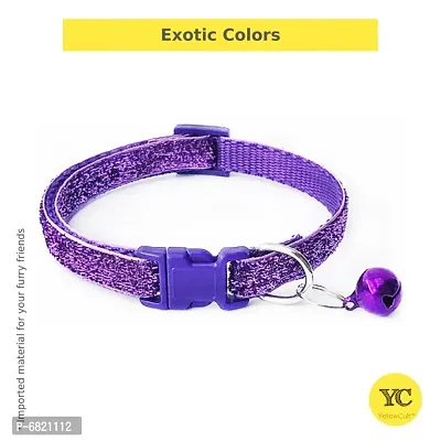 1pcs sparkling purple cat coller Dog  Cat Break Away Collar-thumb2