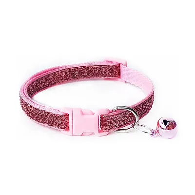1pcs sparkling pink cat coller Dog  Cat Break Away Collar