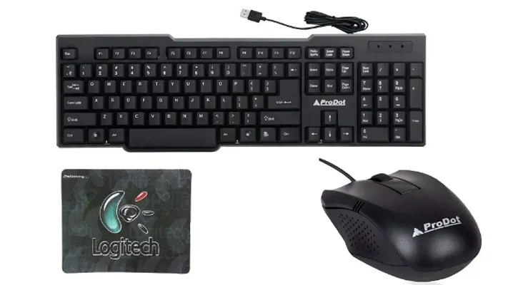 PRODOT 3 IN 1 COMBO WITH KEYBOARD,MOUSE and MOUSEPAD