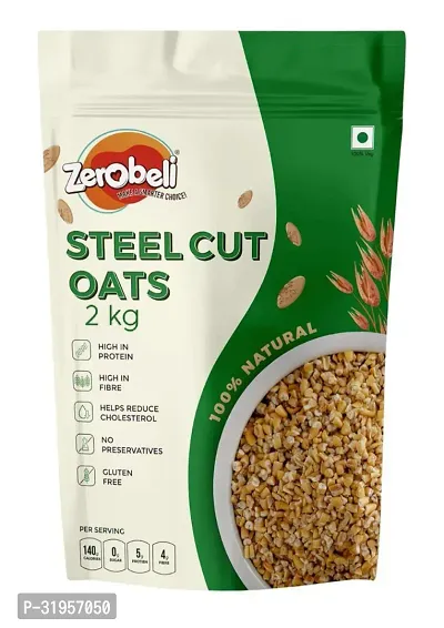 Natural Steel Cut Oats 1kg-thumb0