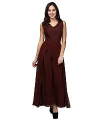 VM Women's Lace Layered Jumpsuit Come Maxi Gown Dress-thumb3