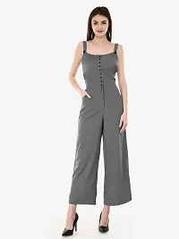 VM Red Front open solid jumpsuit-thumb1