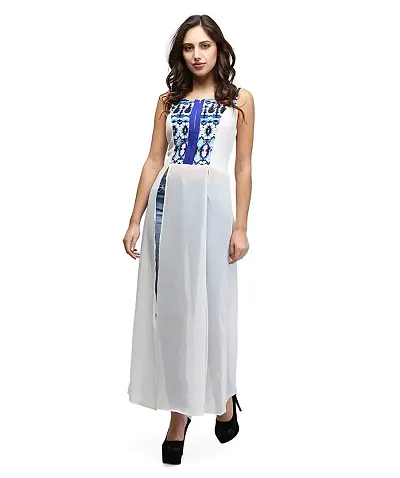 Sleeveless Flared Maxi Dress