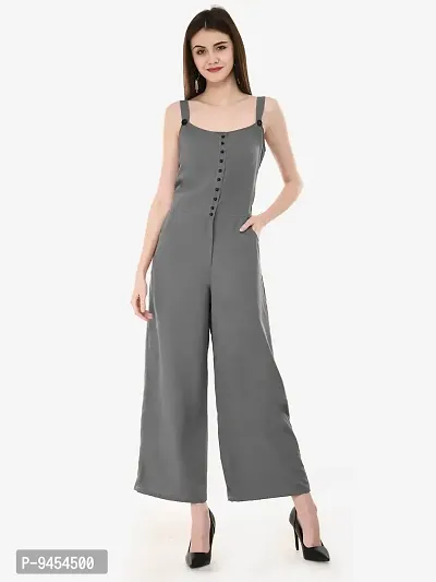 VM Red Front open solid jumpsuit-thumb3