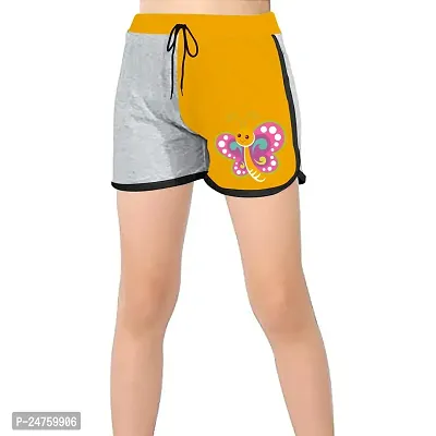 WYATT Girls Cotton Casual Shorts (Pack of 1)-thumb0