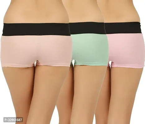 Stylish Cotton Boy Shorts Panty for Women Pack of 3-thumb4