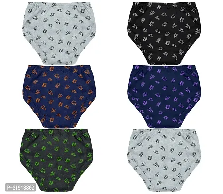 PINE Boys  Girls Multicolor Regular Cotton Panty (Pack of 6)-thumb2