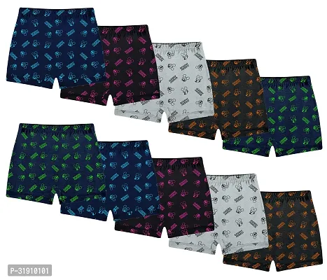 PINE Multicolor Regular Cotton Drawer for Boys and Girls (Pack of 6)