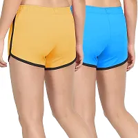 VAISHMA Womens 100% cotton Regular Shorts ( Pack of 2 )-thumb1