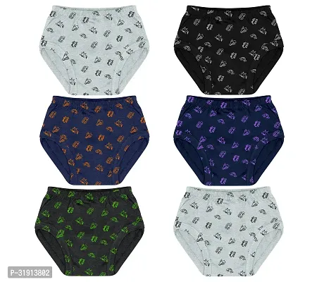 PINE Boys  Girls Multicolor Regular Cotton Panty (Pack of 6)-thumb0