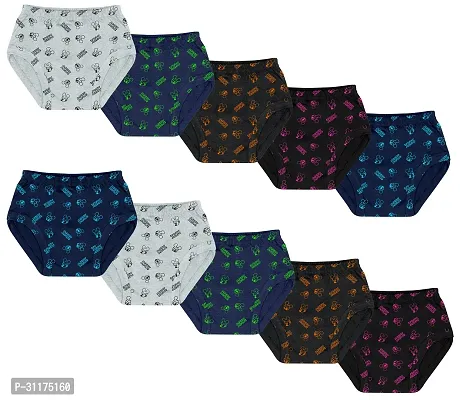 PINE Girls Regular Multicolor Panty (Pack of 10)