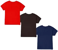 WYATT Boys Regular Fit Half Sleeves Tshirt (Pack of 3)-thumb1