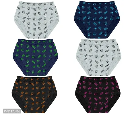 PINE Girls Regular Multicolor Panty (Pack of 6)-thumb0