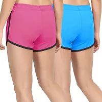 VAISHMA Womens 100% cotton Regular Shorts ( Pack of 2 )-thumb1