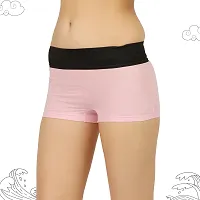 Stylish Cotton Boy Shorts Panty for Women Pack of 3-thumb2