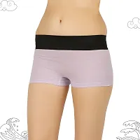 Stylish Cotton Boy Shorts Panty for Women Pack of 6-thumb4