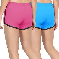 WYATT Womens Cotton Shorts (Pack of 2)-thumb1