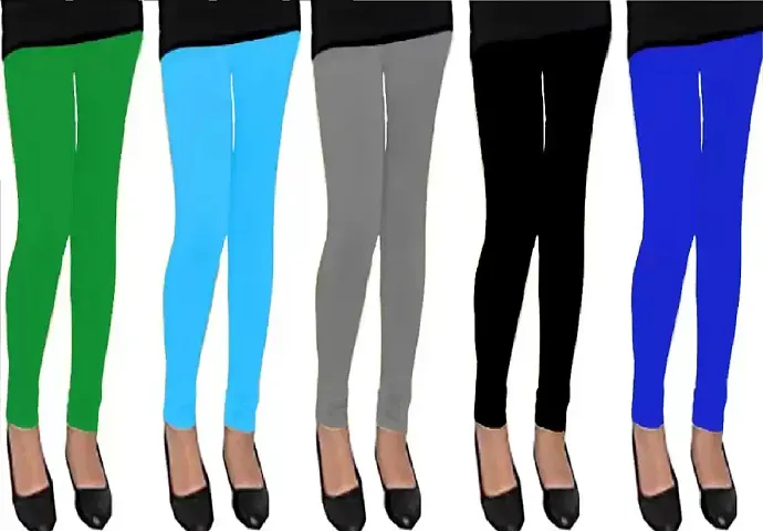 Cotton Legging for Girls (pack of 5)